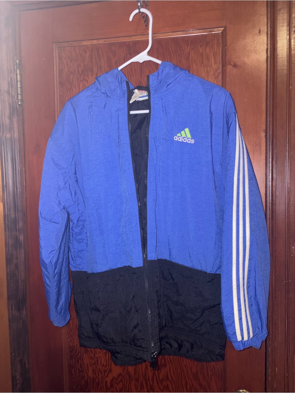 Vintage 90s Adidas Colorblock Puffer Jacket